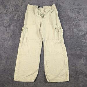 Baggy Cargo Hollister Pants Size Medium Olive Green
